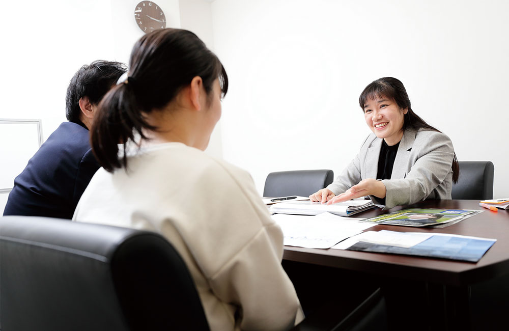 出張学校説明会の様子