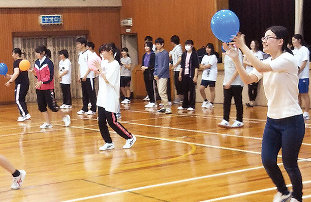 体育実技の様子